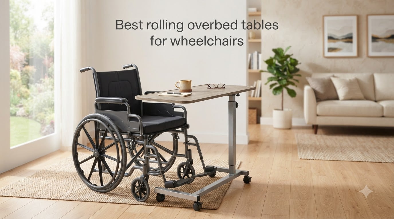 Best rolling overbed tables for wheelchairs