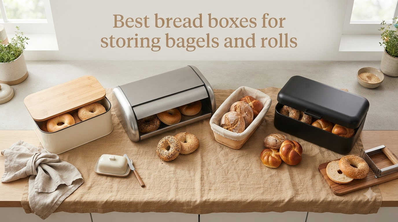 Best bread boxes for storing bagels and rolls