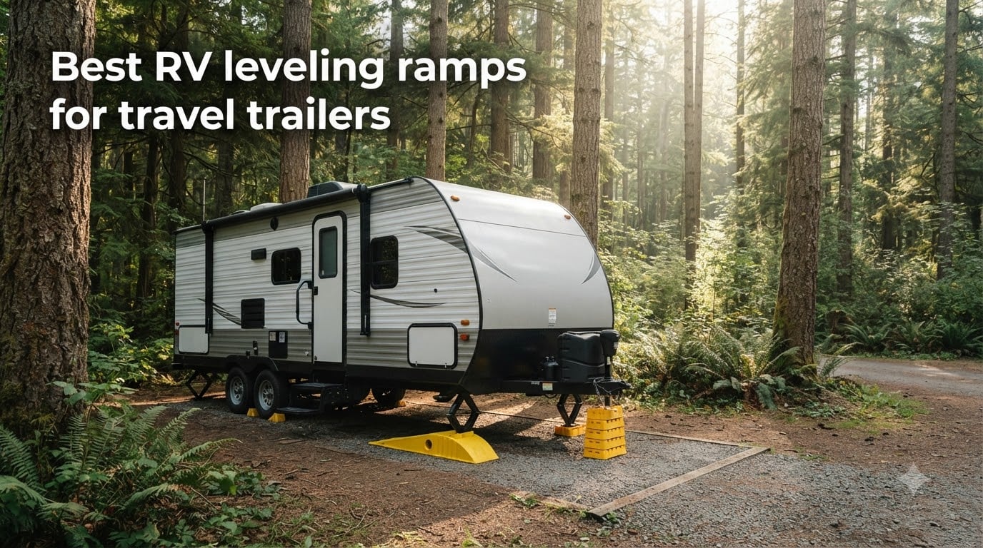 Best RV leveling ramps for travel trailers