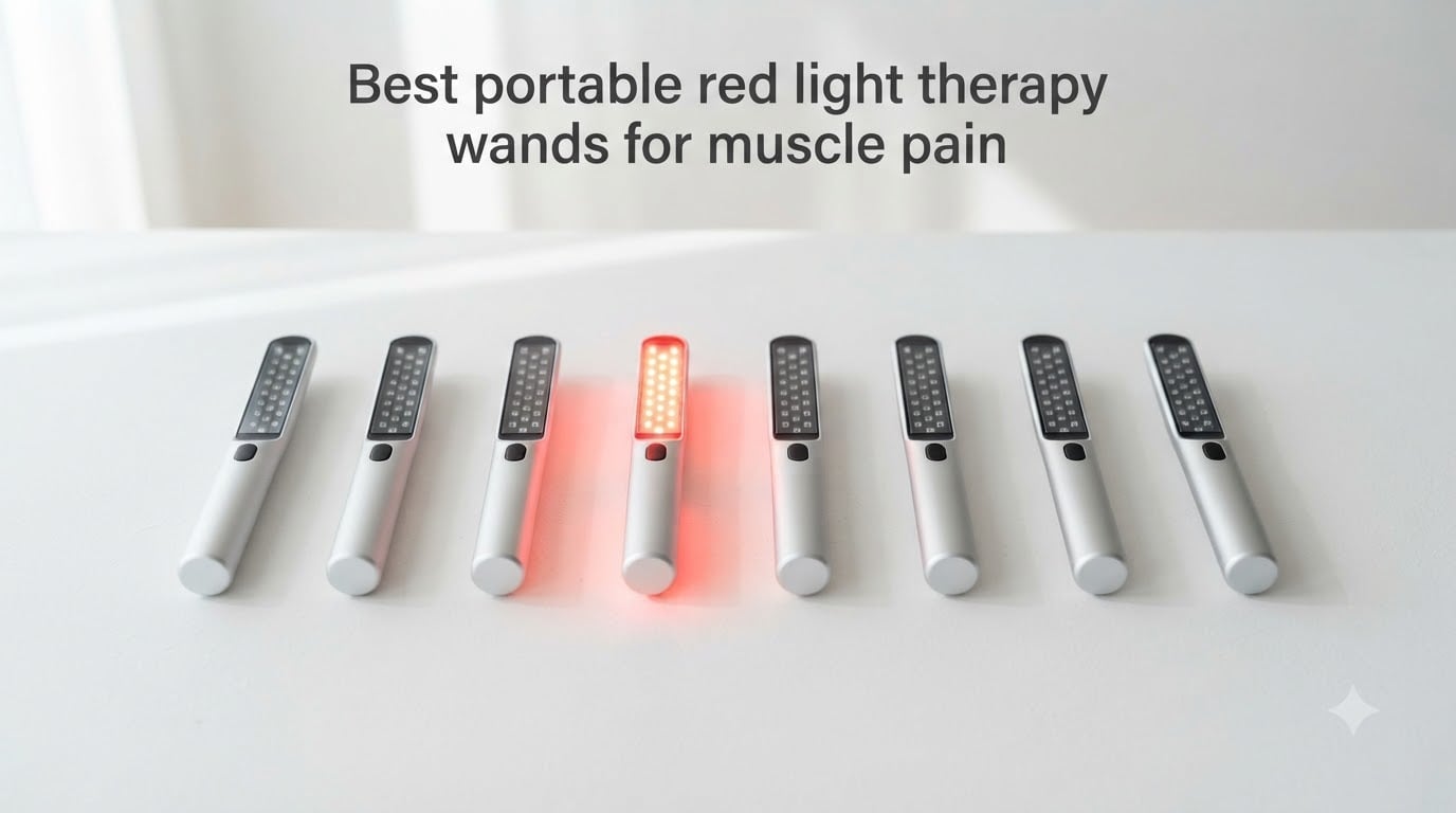 Best portable red light therapy wands for muscle pain