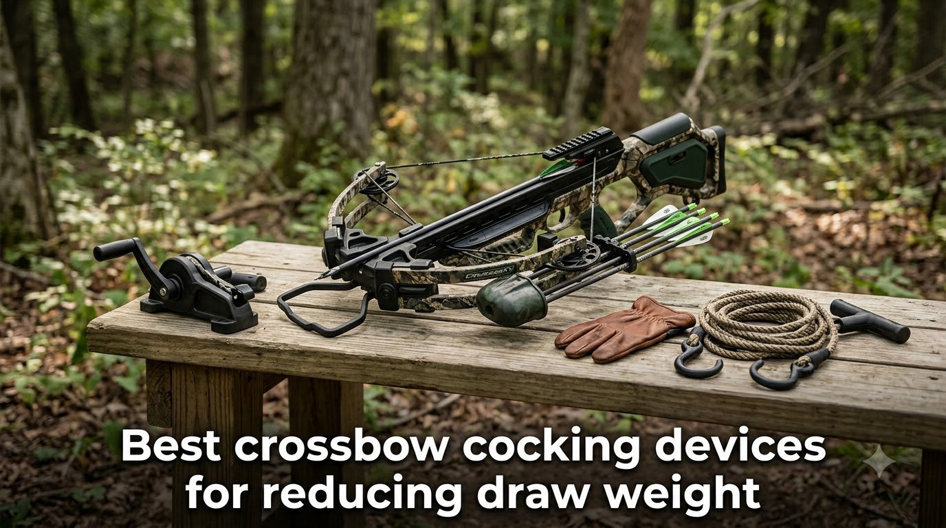 Best crossbow cocking devices for reducing draw weight