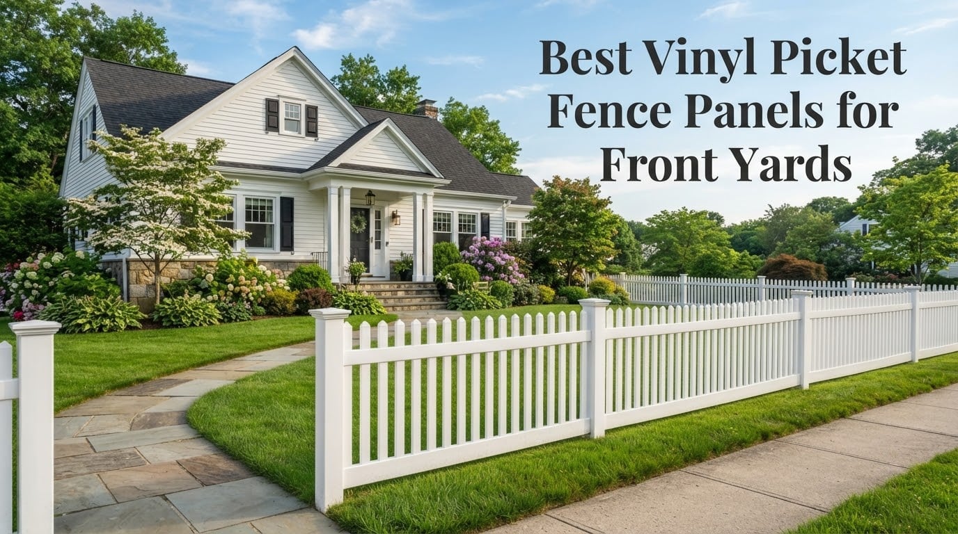 Best Vinyl Picket Fence Panels for Front Yards