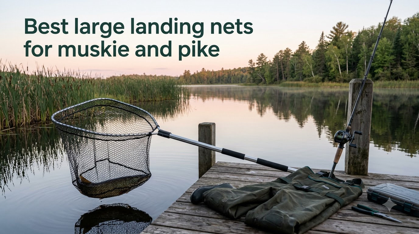 Best large landing nets for muskie and pike
