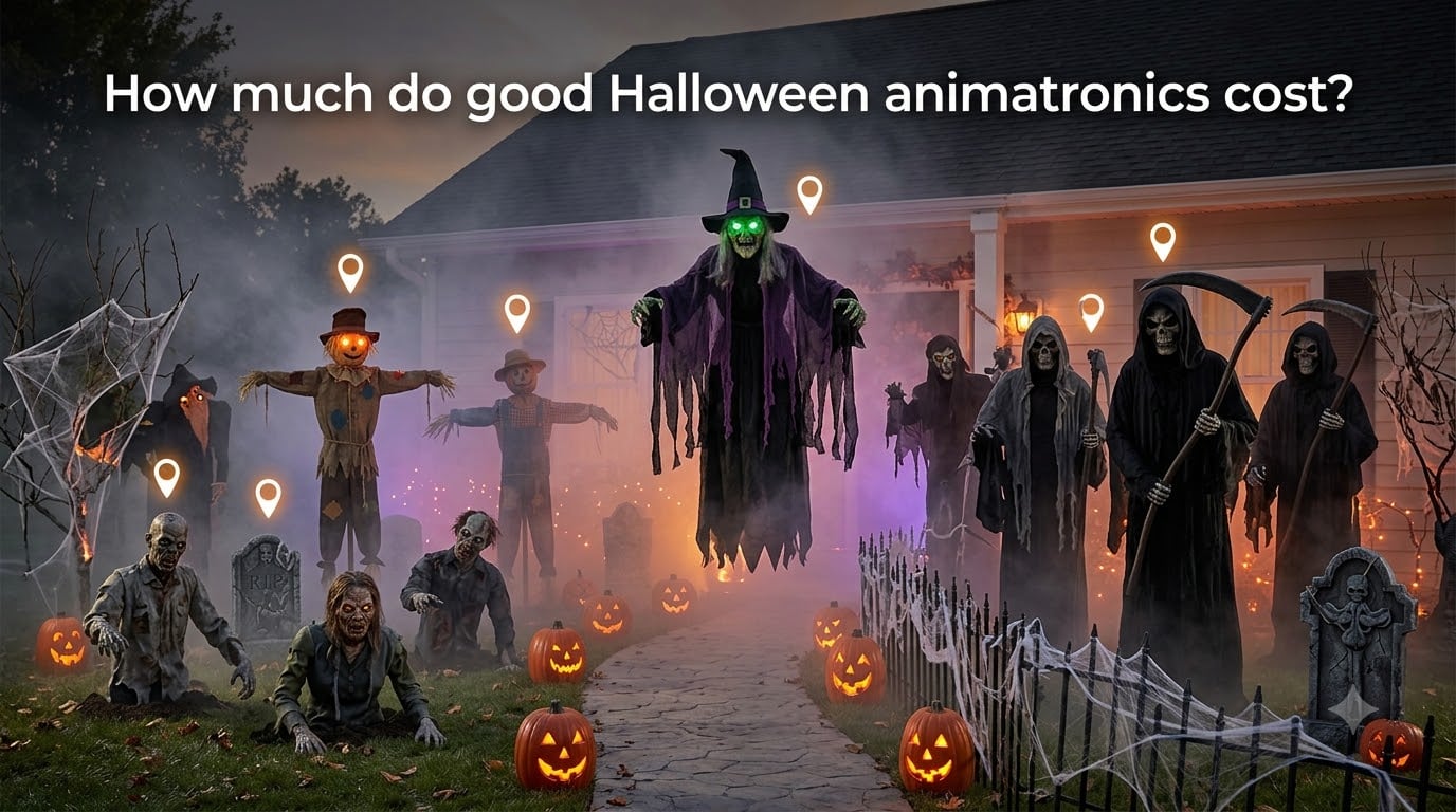 How much do good Halloween animatronics cost?