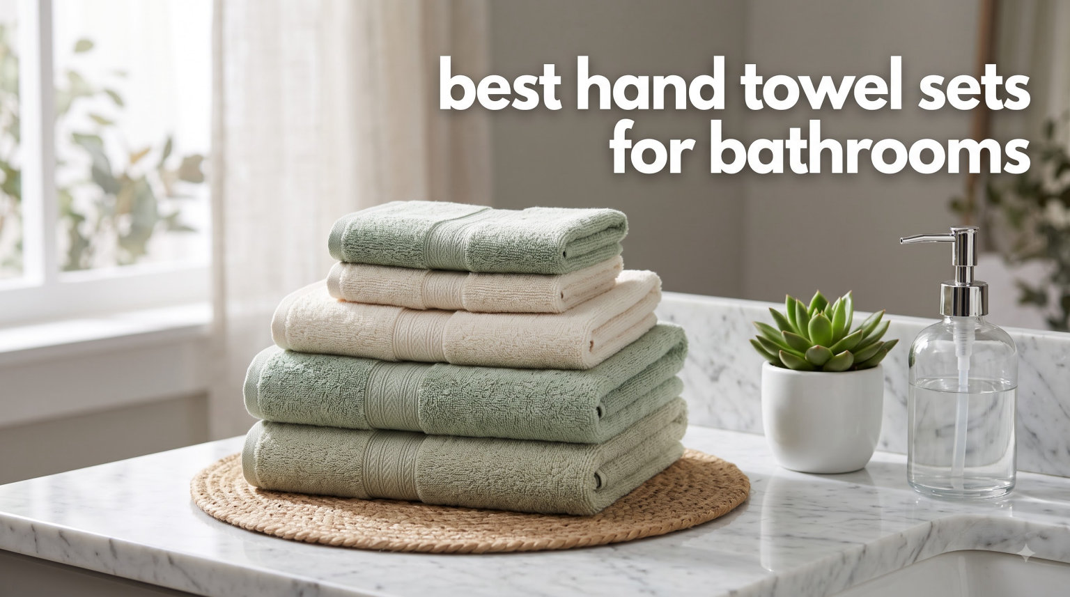 best hand towel sets for bathrooms