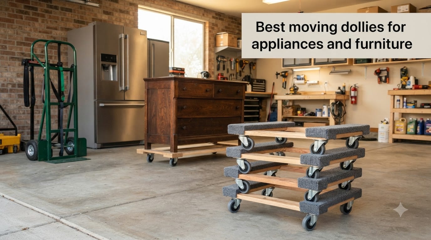 Best moving dollies for appliances and furniture