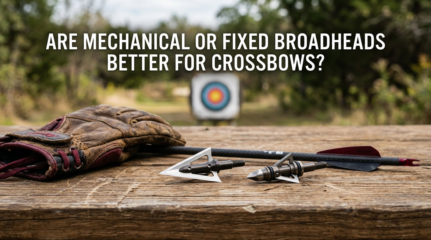 Are mechanical or fixed broadheads better for crossbows