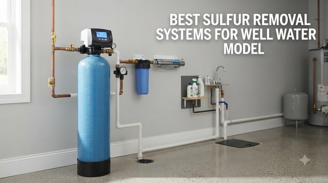 best sulfur removal systems for well water model