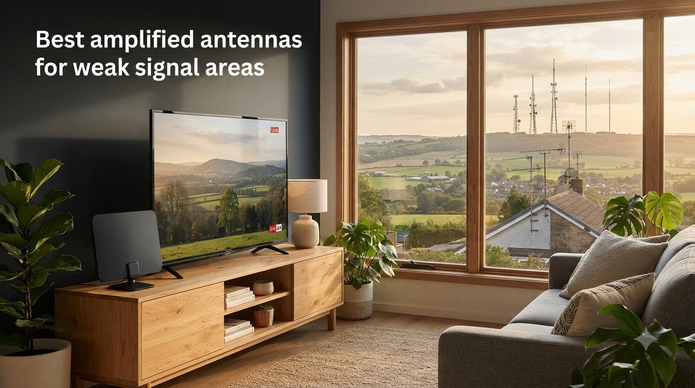 Best amplified antennas for weak signal areas