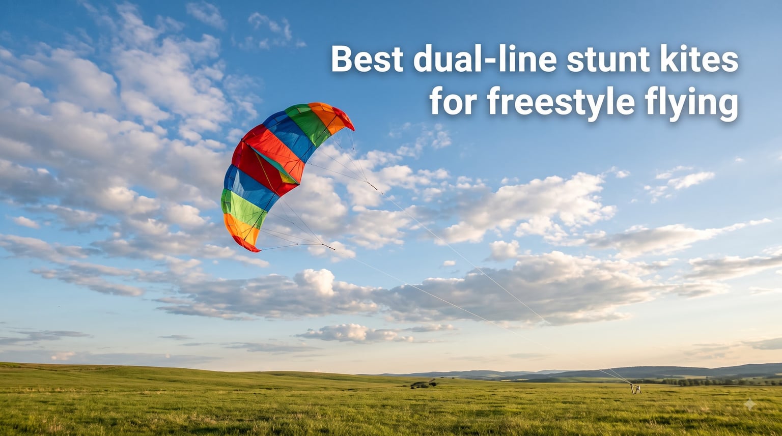 Best dual-line stunt kites for freestyle flying