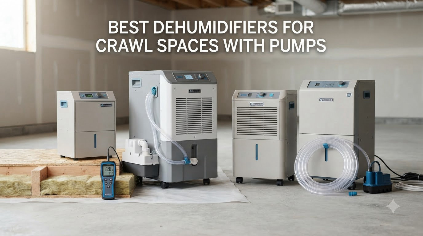 best dehumidifiers for crawl spaces with pumps