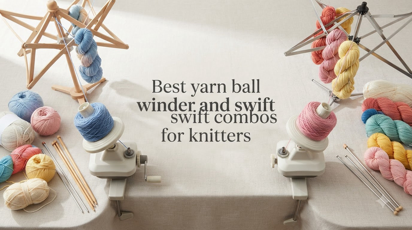Best yarn ball winder and swift combos for knitters
