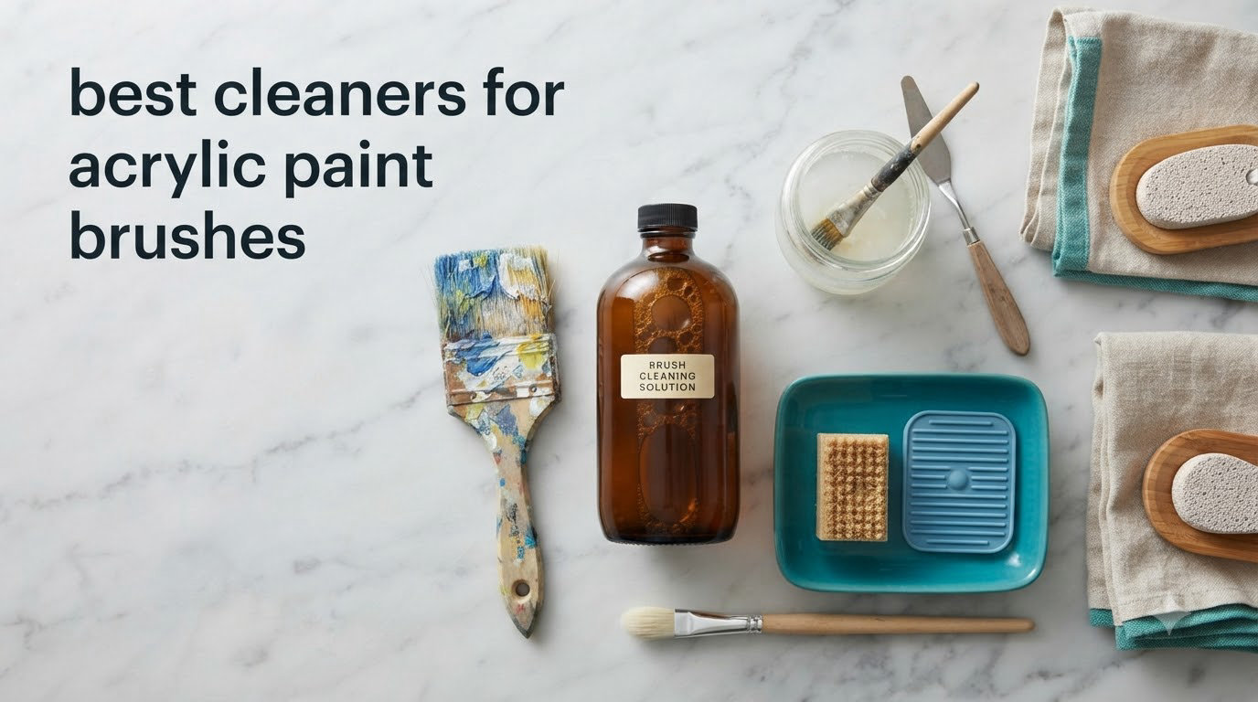 best cleaners for acrylic paint brushes