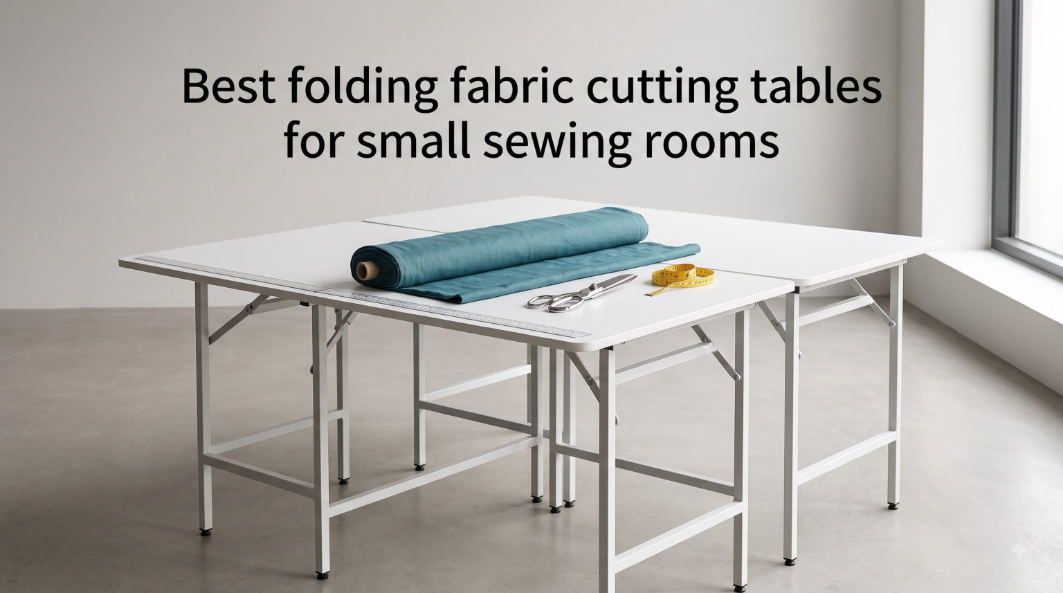 Best folding fabric cutting tables for small sewing rooms
