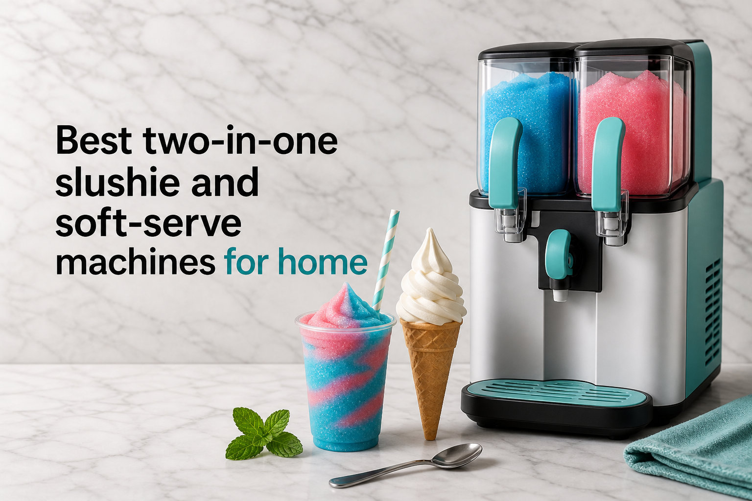 Best two-in-one slushie and soft-serve machines for home
