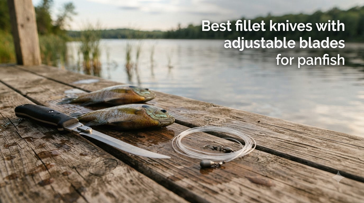 Best fillet knives with adjustable blades for panfish