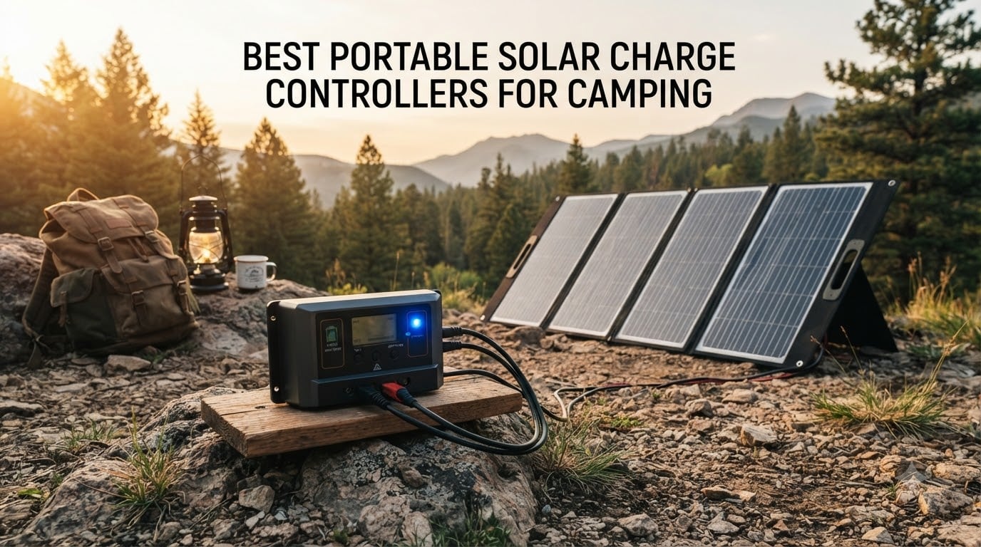 Best portable solar charge controllers for camping