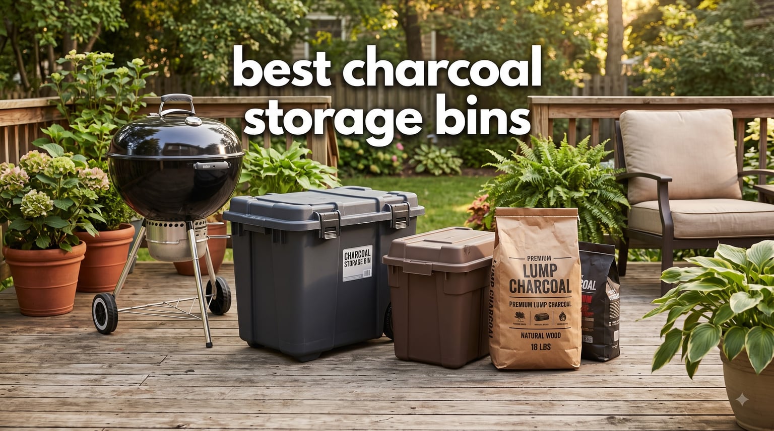 best charcoal storage bins