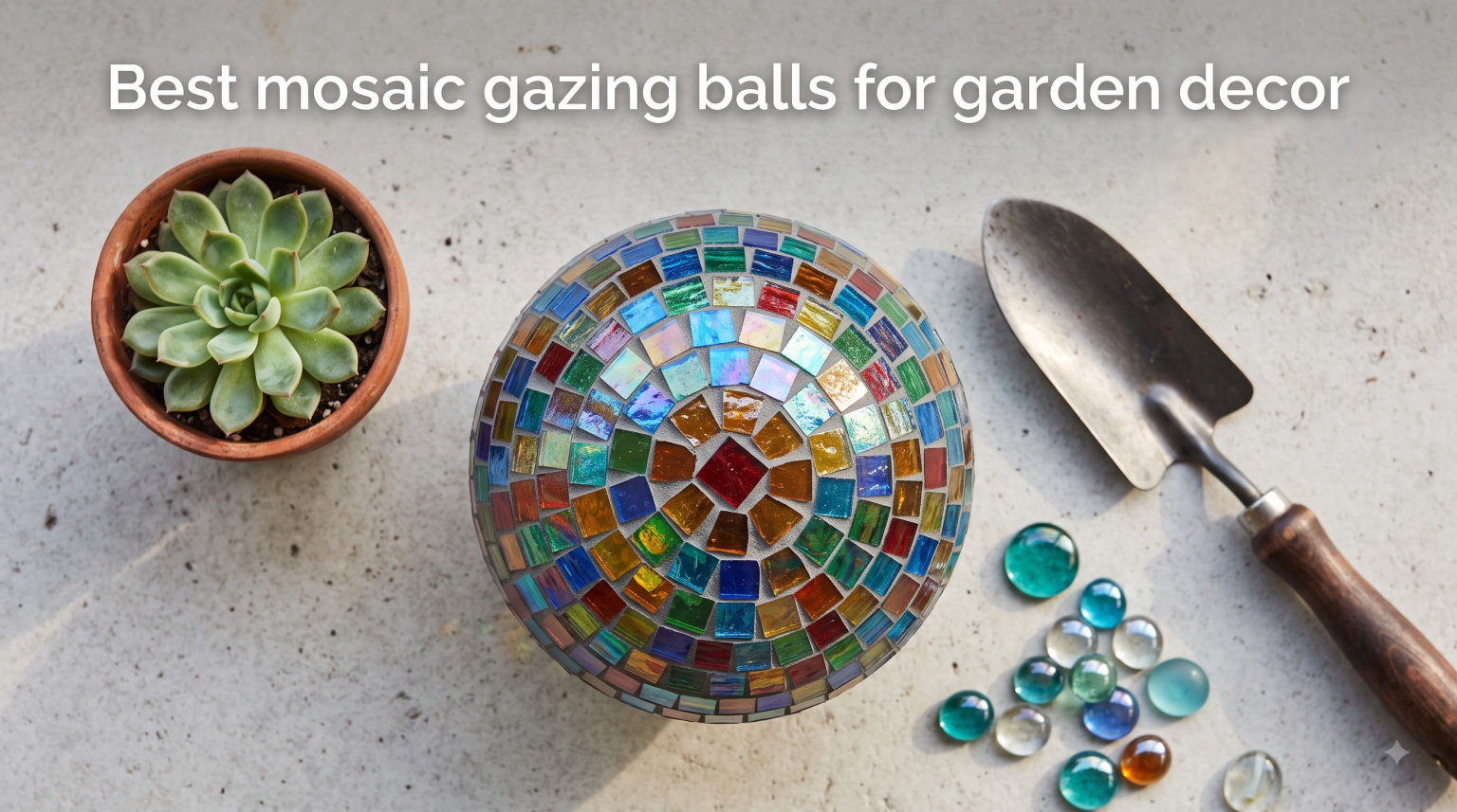 Best mosaic gazing balls for garden decor