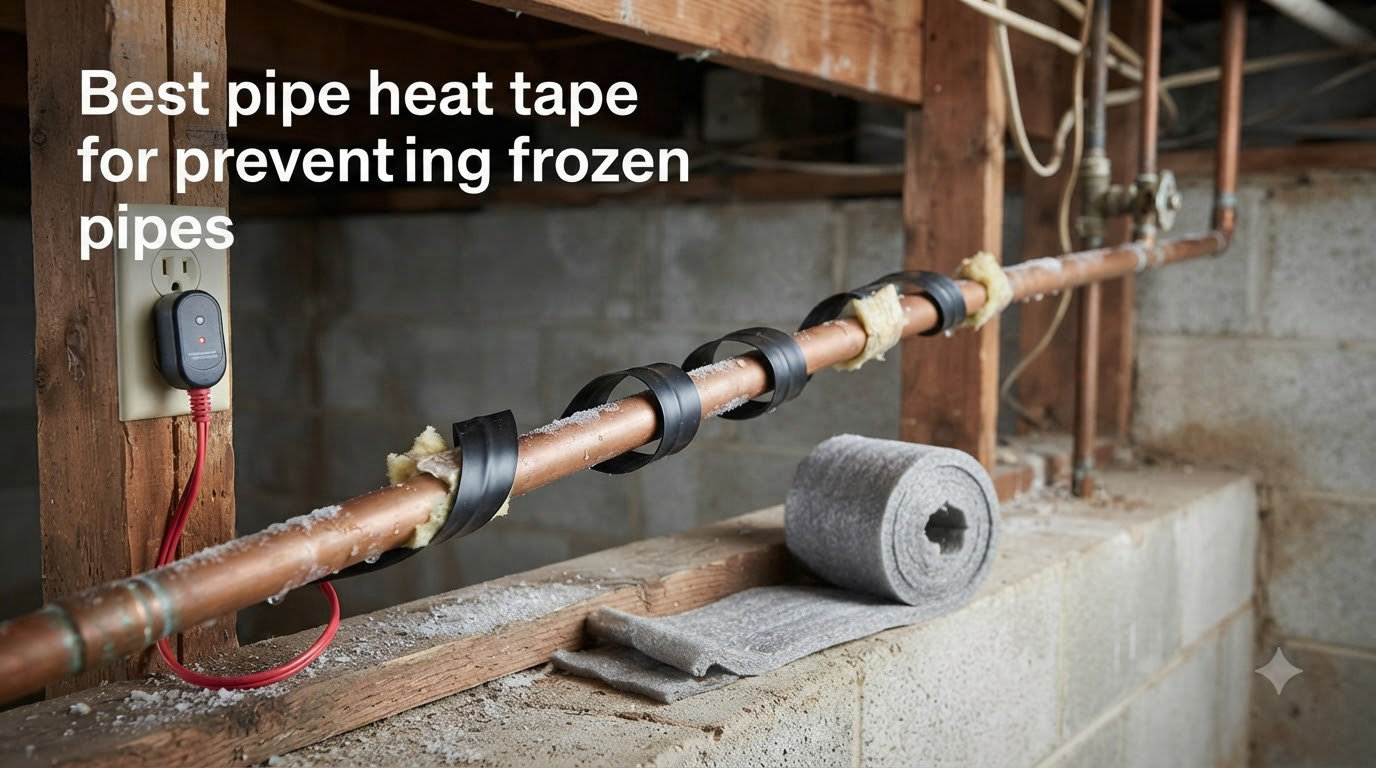 Best pipe heat tape for preventing frozen pipes