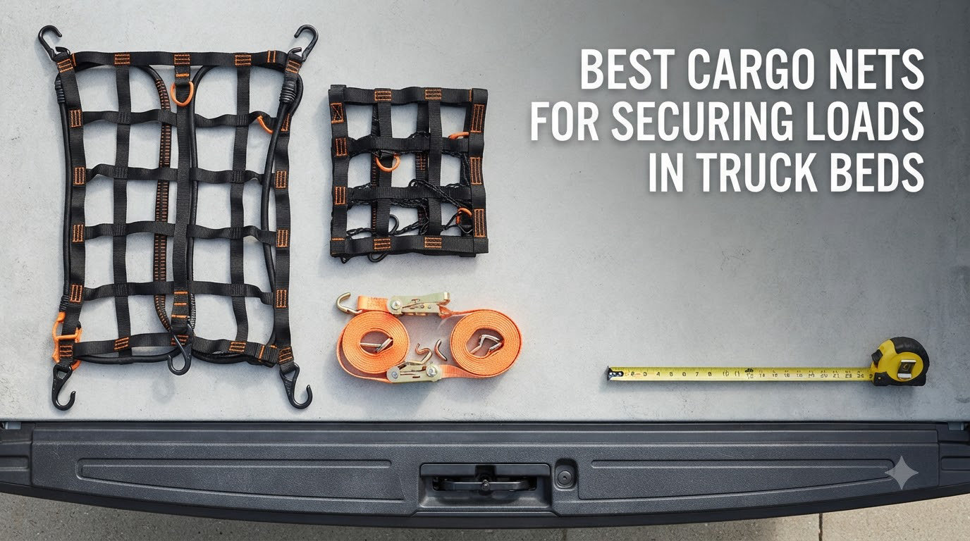 Best cargo nets for securing loads in truck beds