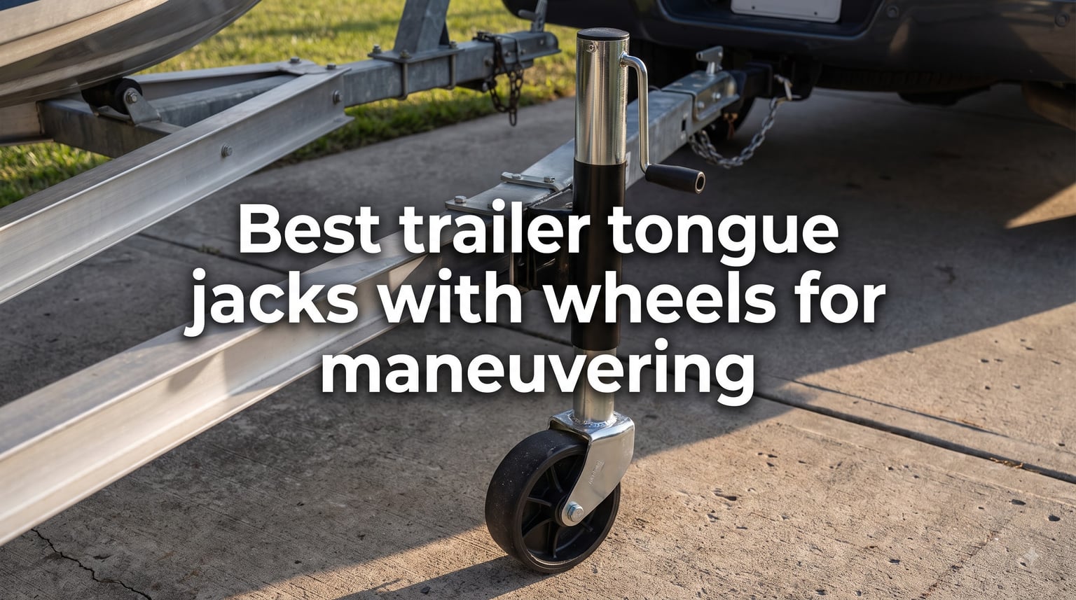Best trailer tongue jacks with wheels for maneuvering