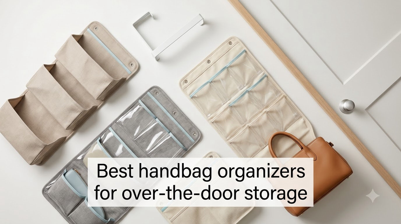 Best handbag organizers for over-the-door storage