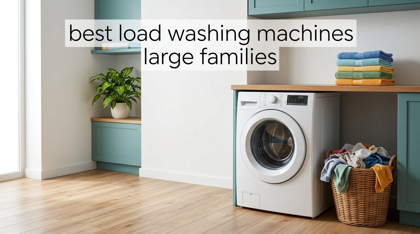 best load washing machines large families