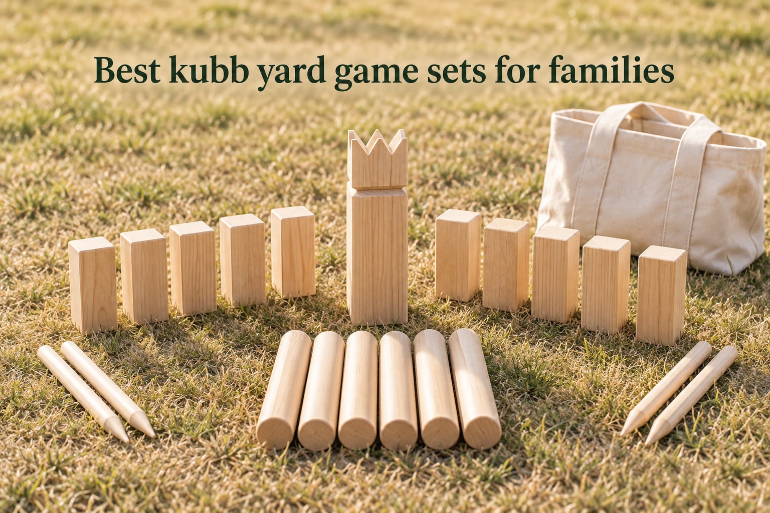 Best kubb yard game sets for families