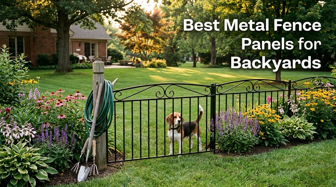 Best Metal Fence Panels for Backyards