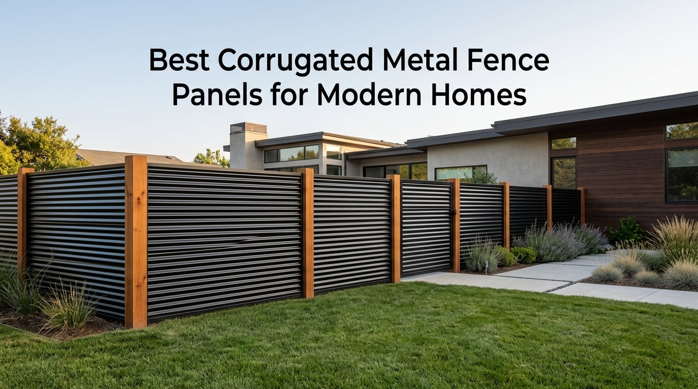 Best Corrugated Metal Fence Panels for Modern Homes