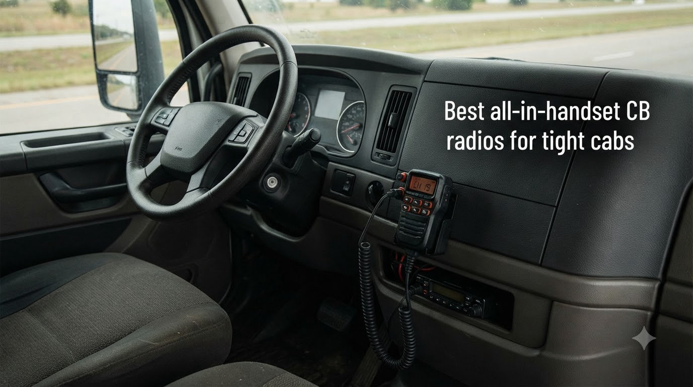 Best all-in-handset CB radios for tight cabs