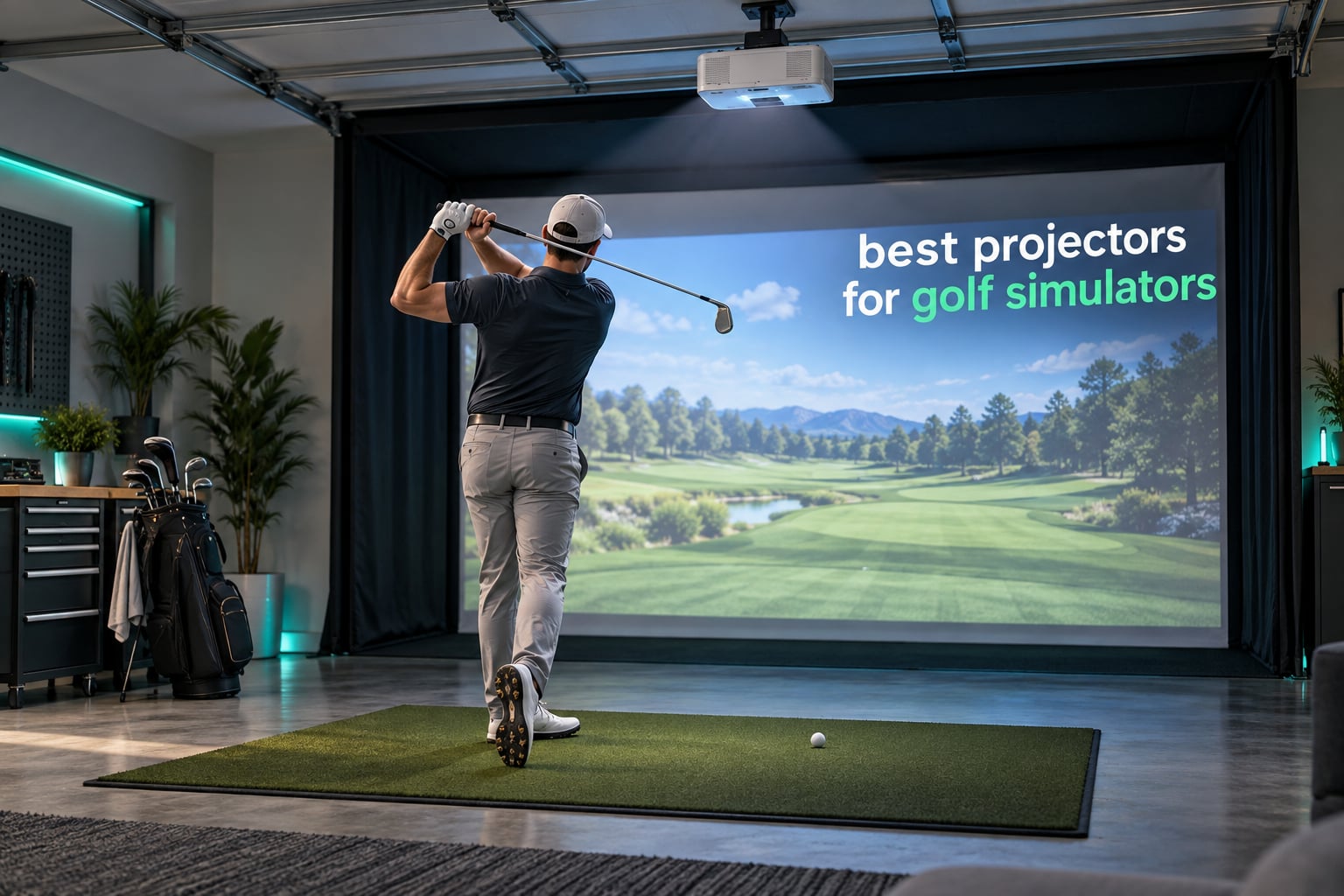 best projectors for golf simulators