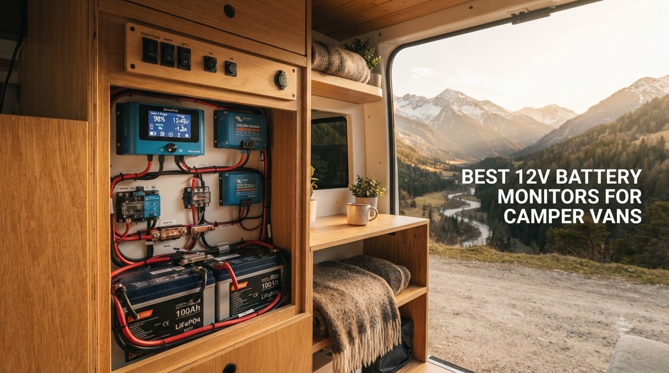 Best 12V battery monitors for camper vans