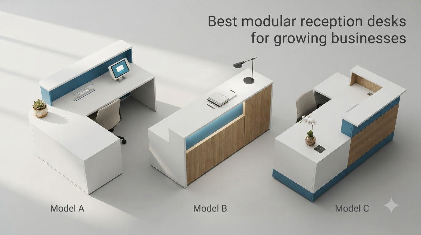 Best modular reception desks for growing businesses