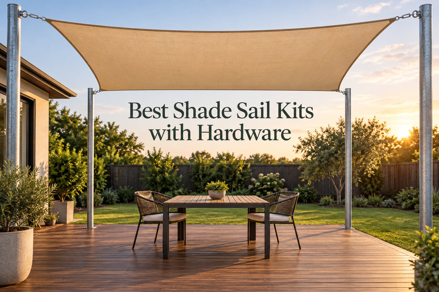 Best Shade Sail Kits with Hardware