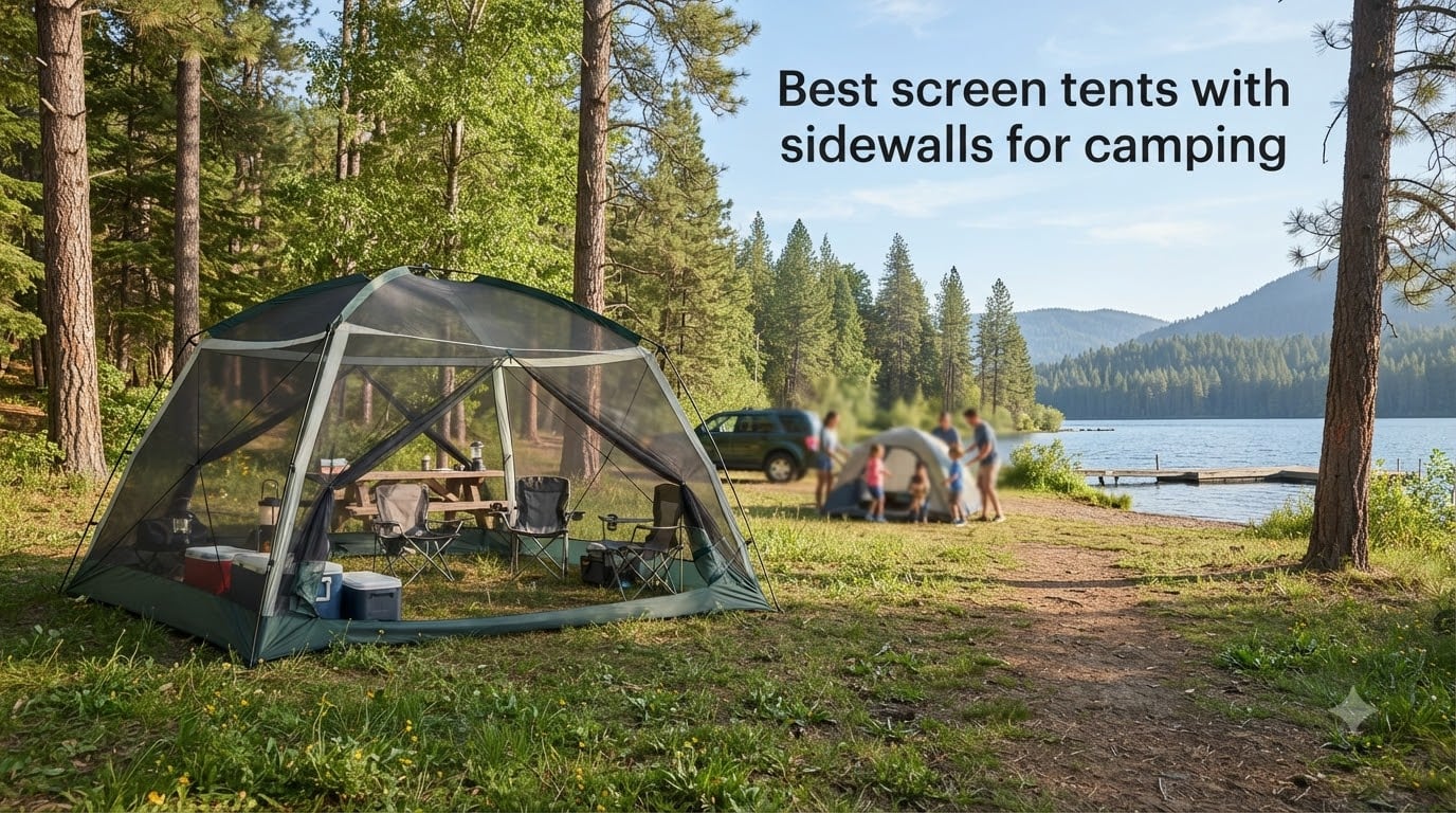 Best screen tents with sidewalls for camping