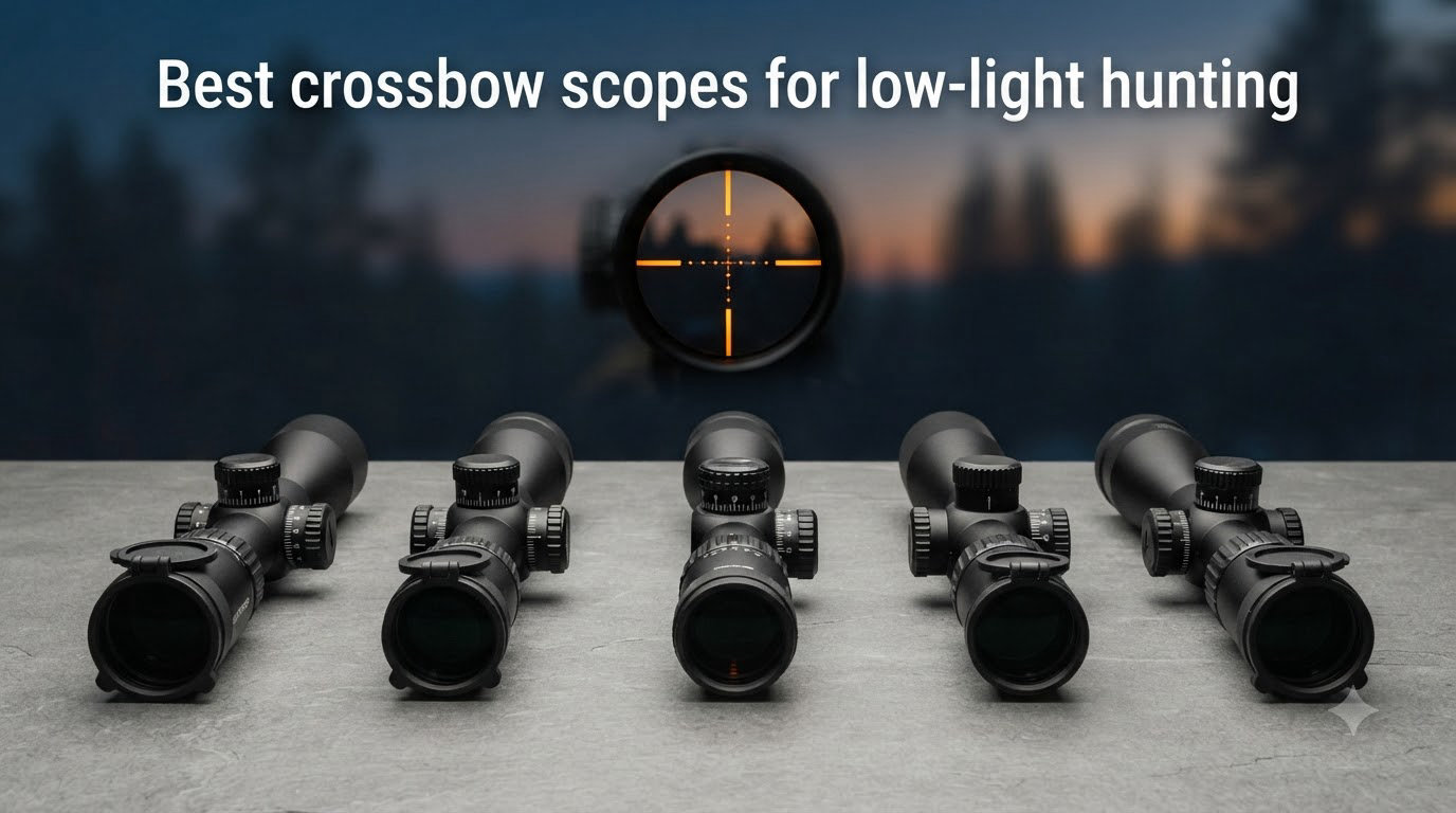Best crossbow scopes for low-light hunting