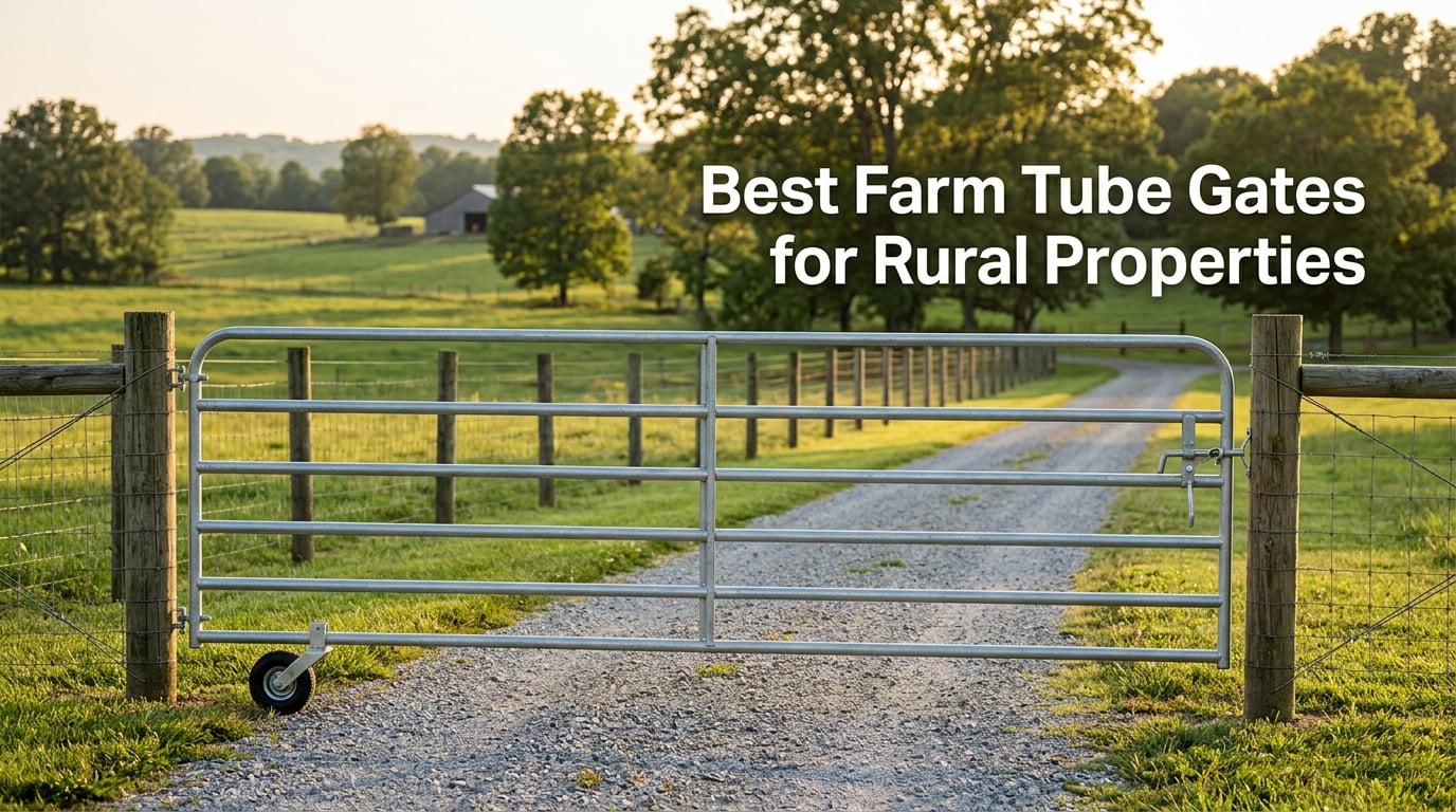 Best Farm Tube Gates for Rural Properties