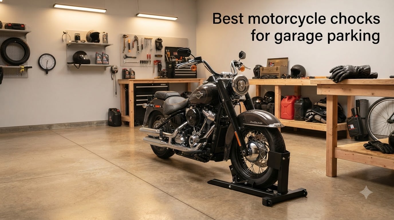 Best motorcycle chocks for garage parking
