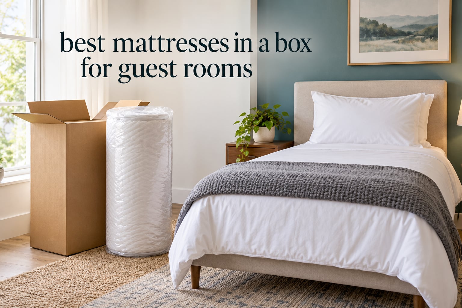 best mattresses in a box for guest rooms