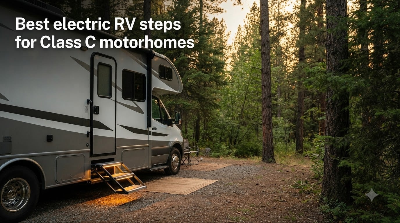 Best electric RV steps for Class C motorhomes