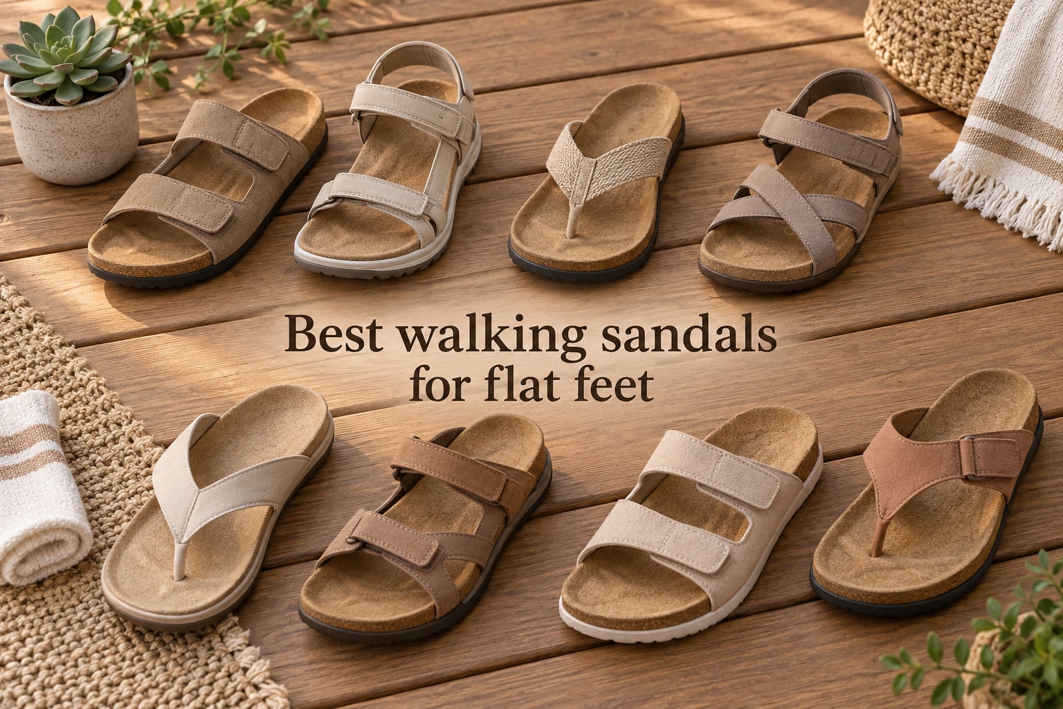 Best walking sandals for flat feet