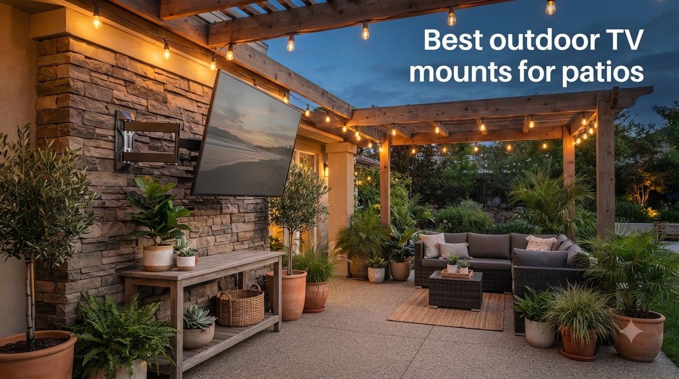 Best outdoor TV mounts for patios