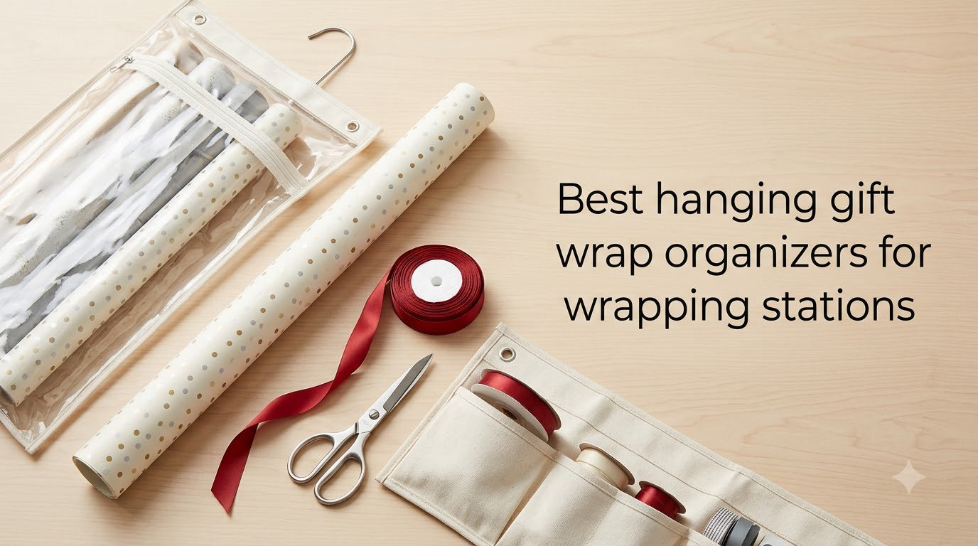 Best hanging gift wrap organizers for wrapping stations