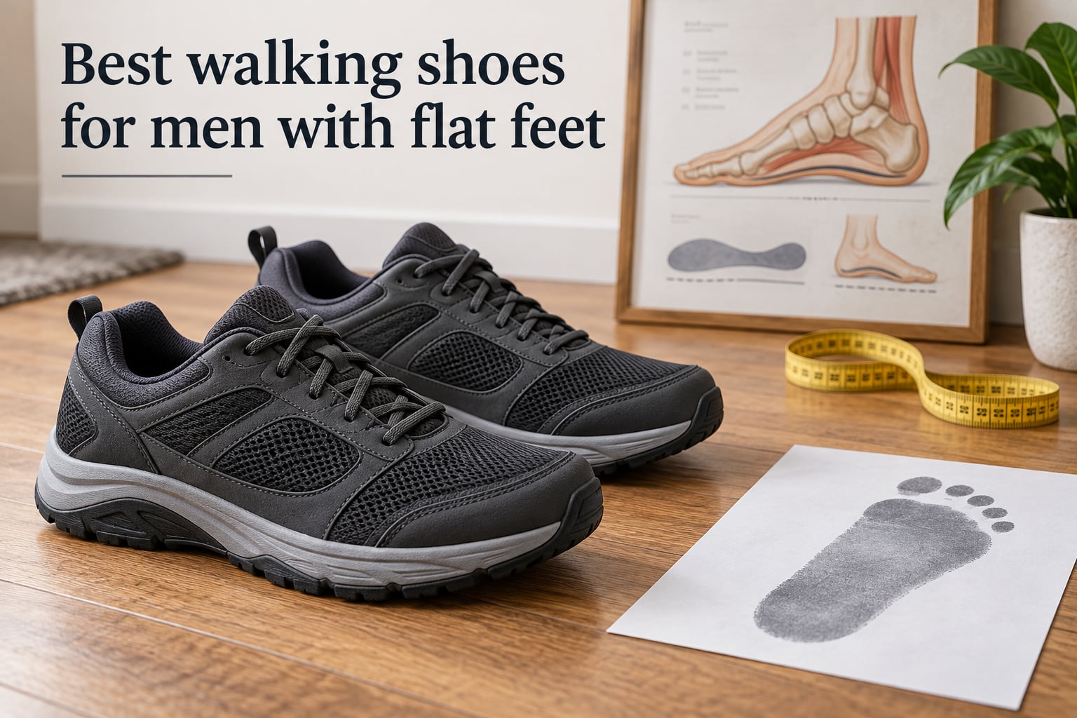 Best walking shoes for men with flat feet
