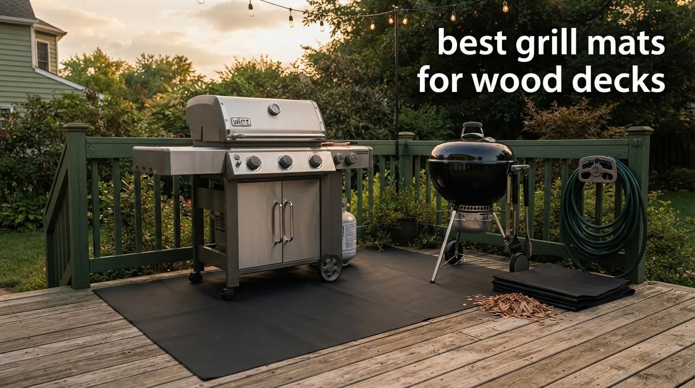 best grill mats for wood decks