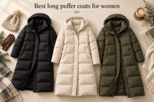 Best long puffer coats for women