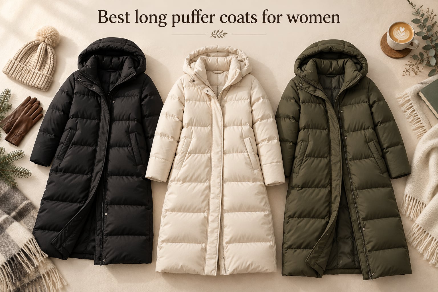 Best long puffer coats for women