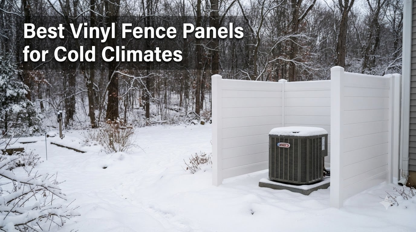 Best Vinyl Fence Panels for Cold Climates